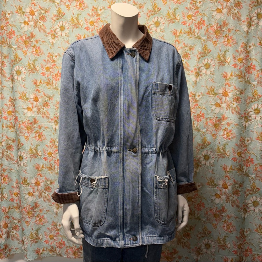 Denim Chore Jacket (best Fit SM/MED) 21.5x32